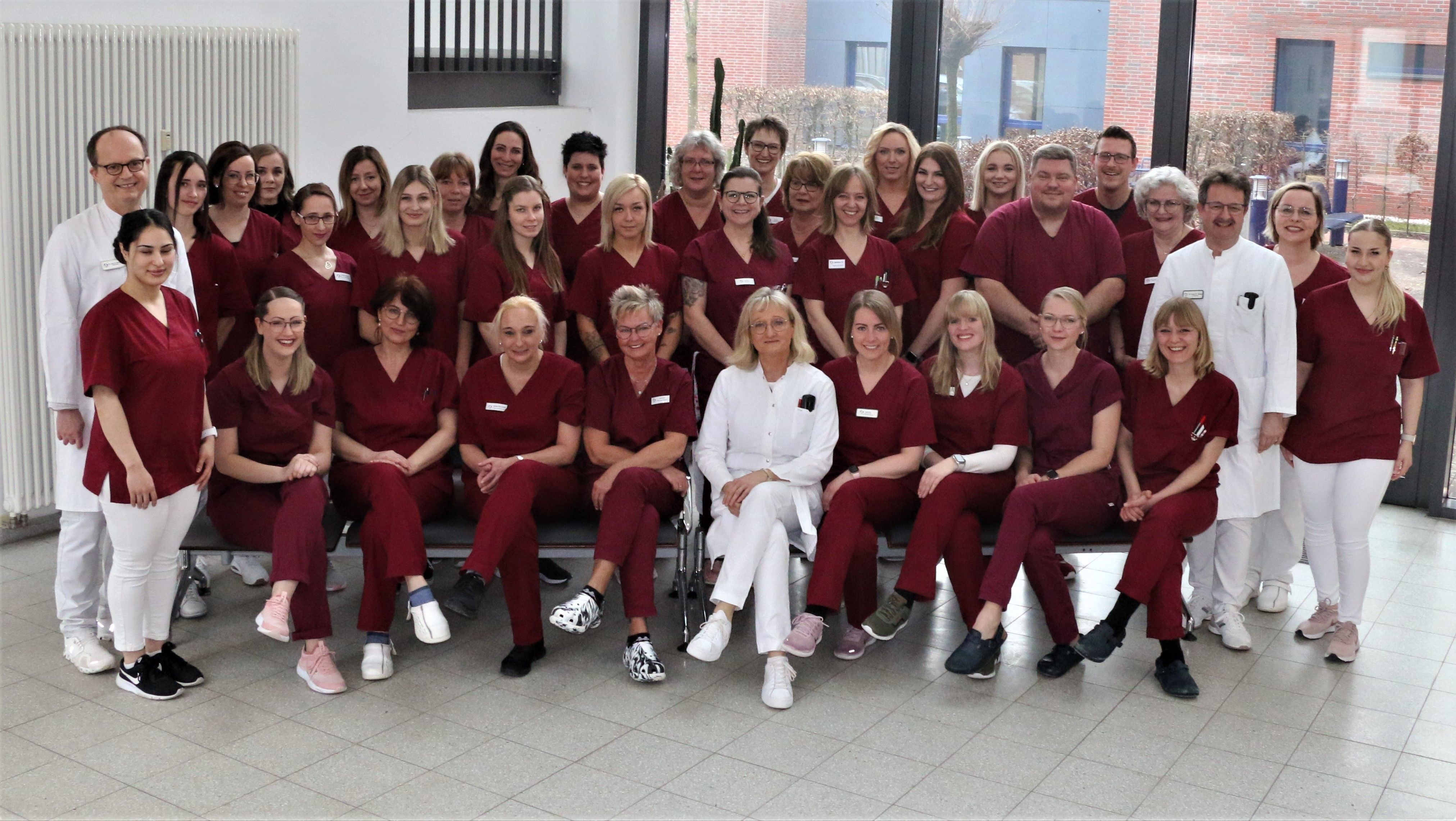 Ein Gruppenbild des Teams Nierenzentrum Ammerland